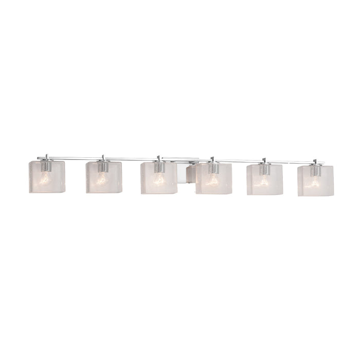 Justice Designs - FSN-8446-55-SEED-CROM-LED6-4200 - LED Bath Bar - Fusion - Polished Chrome
