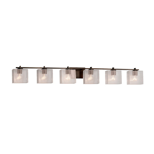 Fusion Six Light Bath Bar Dark Bronze