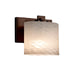 Justice Designs - FSN-8447-30-WEVE-DBRZ-LED1-700 - LED Wall Sconce - Fusion - Dark Bronze
