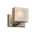 Justice Designs - FSN-8447-55-MROR-NCKL - One Light Wall Sconce - Fusion - Brushed Nickel