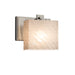 Justice Designs - FSN-8447-55-WEVE-NCKL - One Light Wall Sconce - Fusion - Brushed Nickel