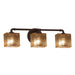 Justice Designs - FSN-8463-55-MROR-DBRZ-LED3-2100 - LED Bath Bar - Fusion - Dark Bronze