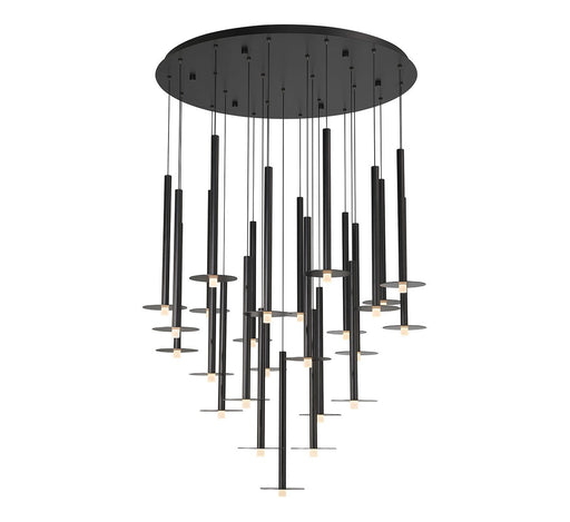 Piatto LED Chandelier Matte Black