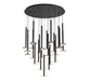 Lib & Co. - 12105-02 - LED Chandelier - Piatto - Matte Black