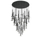 Lib & Co. - 12106-02 - LED Chandelier - Piatto - Matte Black