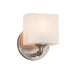 Justice Designs - FSN-8467-55-OPAL-NCKL-LED1-700 - LED Wall Sconce - Fusion - Brushed Nickel