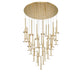 Lib & Co. - 12106-07 - LED Chandelier - Piatto - Plated Brushed gold