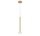 Lib & Co. - 12109-07 - LED Pendant - Soffio - Brushed Gold