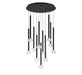 Lib & Co. - 12110-02 - LED Chandelier - Soffio - Matte Black