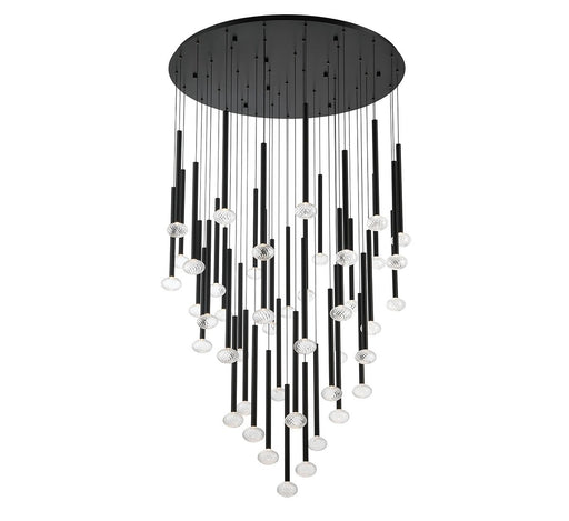 Lib & Co. - 12112-02 - LED Chandelier - Soffio - Matte Black