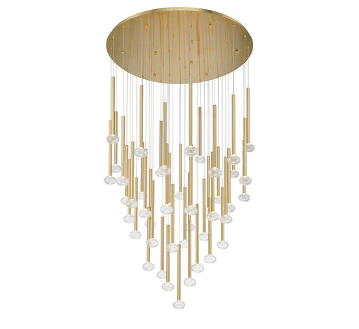Lib & Co. - 12112-07 - LED Chandelier - Soffio - Plated Brushed Gold