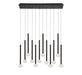 Lib & Co. - 12113-02 - LED Chandelier - Soffio - Matte Black