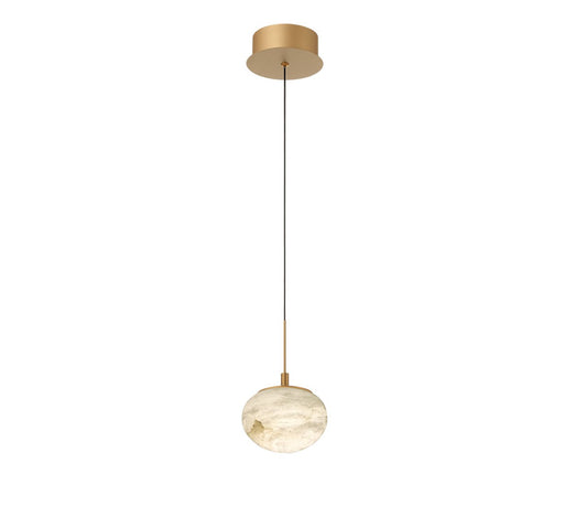 Calcolo LED Pendant Painted Antique Brass