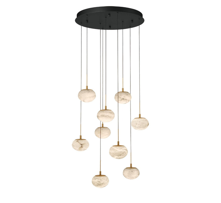 Lib & Co. - 12121-02 - LED Chandelier - Calcolo - Matte black