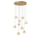 Lib & Co. - 12121-030 - LED Chandelier - Calcolo - Painted Antique Brass
