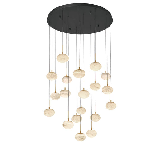 Lib & Co. - 12122-02 - LED Chandelier - Calcolo - Matte black