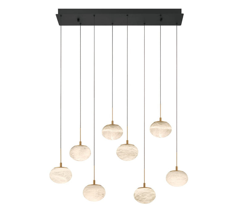 Lib & Co. - 12124-02 - LED Chandelier - Calcolo - Matte black