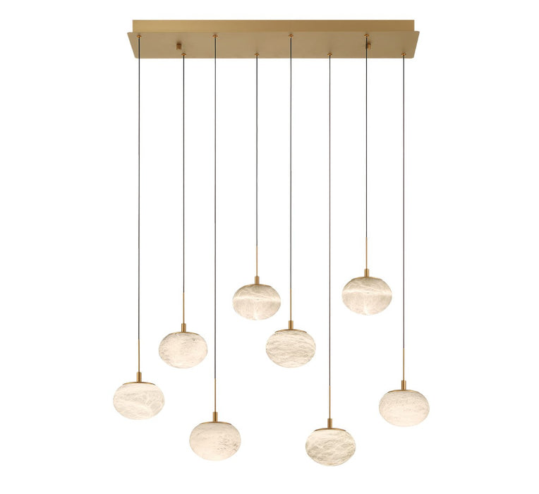 Lib & Co. - 12124-030 - LED Chandelier - Calcolo - Painted Antique Brass