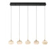 Lib & Co. - 12125-02 - LED Chandelier - Calcolo - Matte black