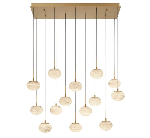 Lib & Co. - 12126-030 - LED Chandelier - Calcolo - Painted Antique Brass