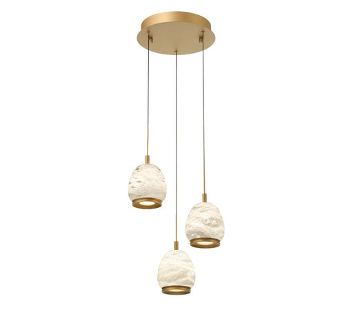Lucidata LED Pendant Painted Antique Brass