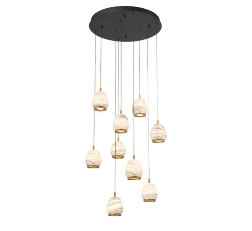 Lucidata LED Chandelier Matte Black