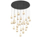 Lib & Co. - 12139-02 - LED Chandelier - Lucidata - Matte Black