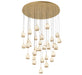 Lib & Co. - 12139-030 - LED Chandelier - Lucidata - Painted Antique Brass