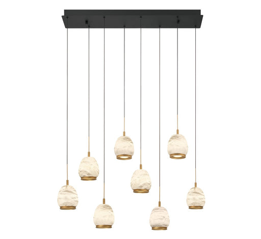 Lucidata LED Chandelier Matte Black
