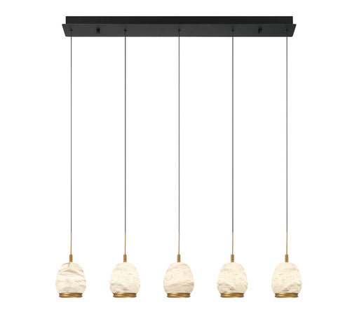 Lib & Co. - 12141-02 - LED Chandelier - Lucidata - Matte Black