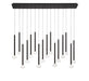 Lib & Co. - 12146-02 - LED Chandelier - Soffio - Matte Black