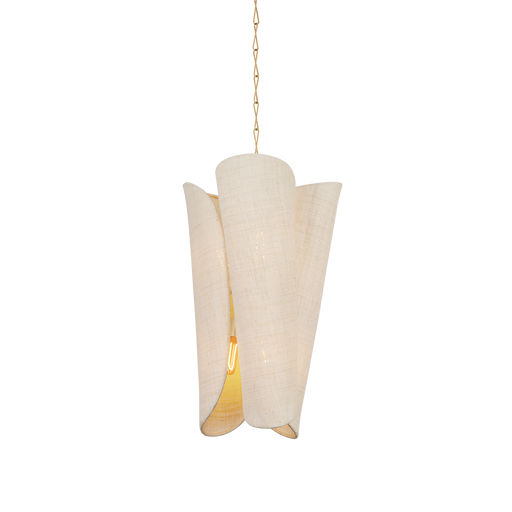 Springhill Six Light Pendant Gold Leaf