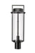 Millennium - 10531-PBK - One Light Outdoor Post Lantern - Russell - Powder Coated Black