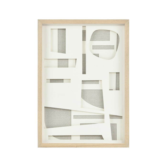 ELK Home - H0036-11940 - Wall Art - Paper Shadowbox - Neutral