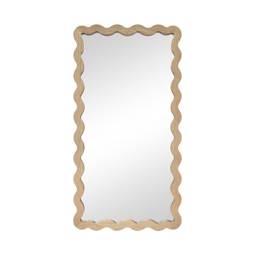 Oak Ripple Wall Mirror