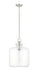 Millennium - 20801-BN - One Light Pendant - Hayloft - Brushed Nickel