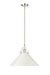 Millennium - 20901-PN/MW - One Light Pendant - Artistan - Polished Nickel/Matte White