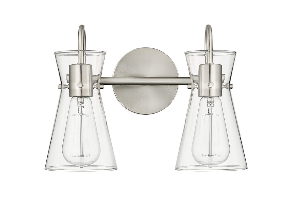 Millennium - 21002-BN - Two Light Vanity - Camellia - Brushed Nickel