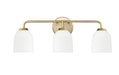 Millennium - 22303-VB - Three Light Vanity - Norah - Vintage Brass