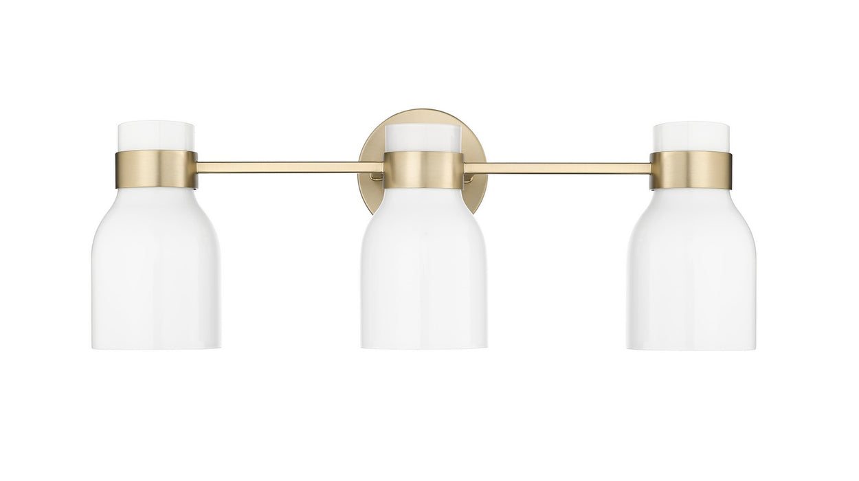 Millennium - 23003-MG - Three Light Vanity - Norah - Modern Gold