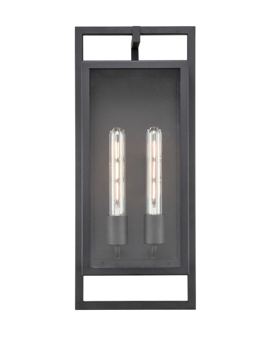 Millennium - 270102-TBK - Two Light Outdoor Wall Sconce - Agatha - Textured Black