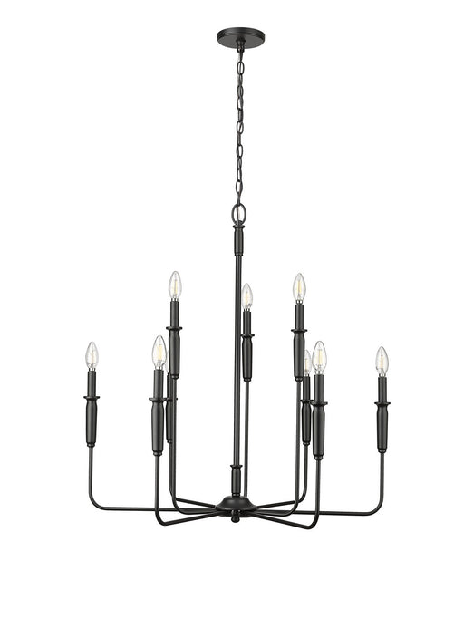 Millennium - 29309-MB - Nine Light Chandelier - Savanne - Matte Black