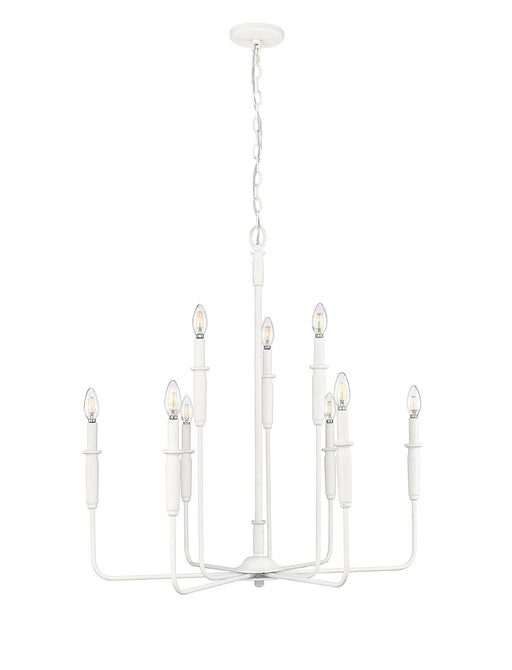 Millennium - 29309-TWH - Nine Light Chandelier - Savanne - Textured White