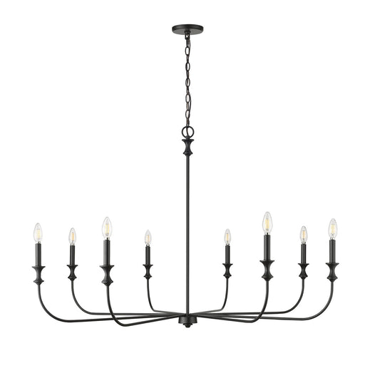 Millennium - 29608-MB - Eight Light Chandelier - Savanne - Matte Black