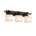 Justice Designs - FSN-8503-30-OPAL-DBRZ-LED3-2100 - LED Bath Bar - Fusion - Dark Bronze