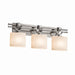 Justice Designs - FSN-8503-30-OPAL-NCKL-LED3-2100 - LED Bath Bar - Fusion - Brushed Nickel