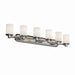 Justice Designs - FSN-8516-10-OPAL-CROM-LED6-4200 - LED Bath Bar - Fusion - Polished Chrome