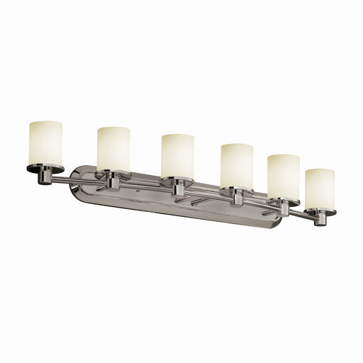 Fusion Six Light Bath Bar Brushed Nickel