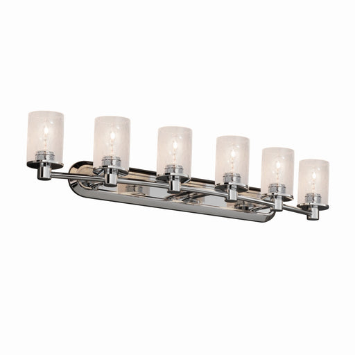 Fusion Six Light Bath Bar Polished Chrome