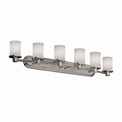 Fusion Six Light Bath Bar Brushed Nickel